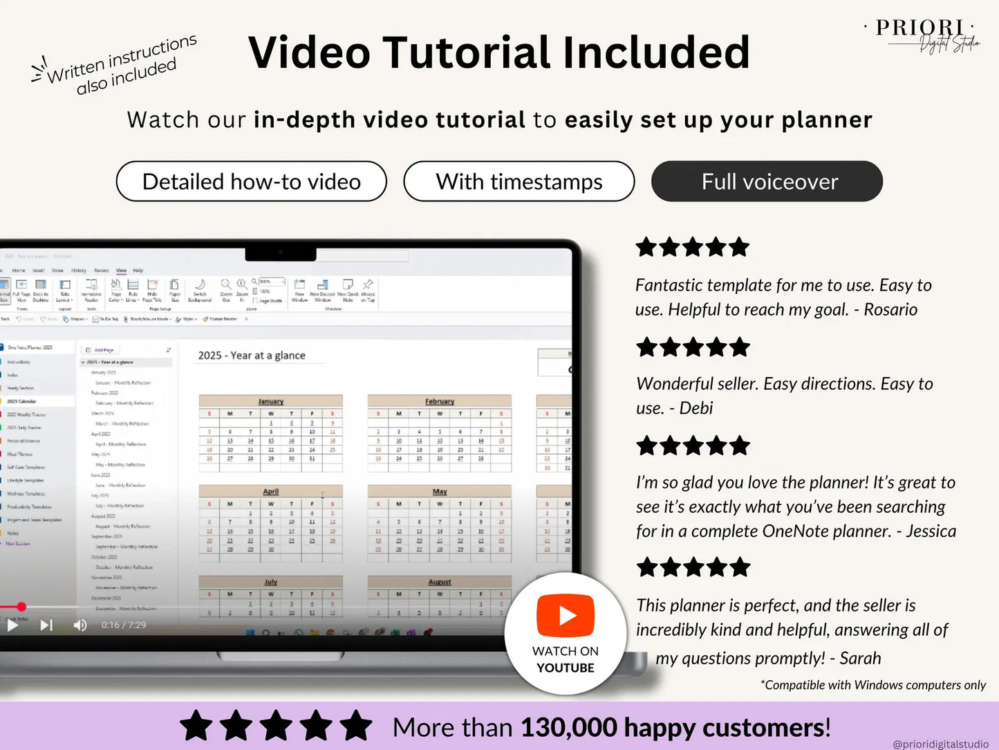 OneNote Planner 2026 2027 Professional One Note Template for Work Project Management Hyperlinked Planner Weekly Planner Organization Planner